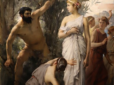 Jean Alfred Marioton, Ulisse e Nausicaa, 1888. Musée d'Orsay, Parigi, Francia
