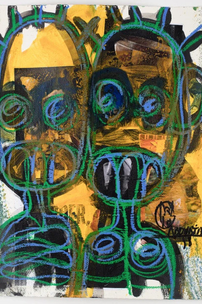 Aboudia. Courtesy of Jack Bell Gallery