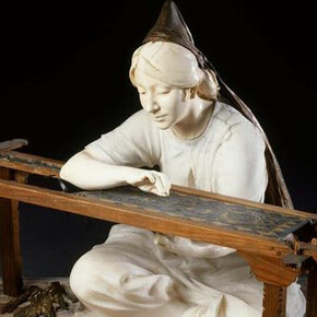 Théodore Rivière, Brodeuse tunisienne © RMN-Grand Palais (musée d'Orsay)/Hervé Lewandowski