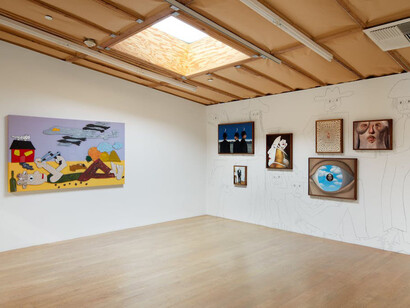 Hadi Falapishi, Edge of the world, exhibition view. Courtesy of Blum