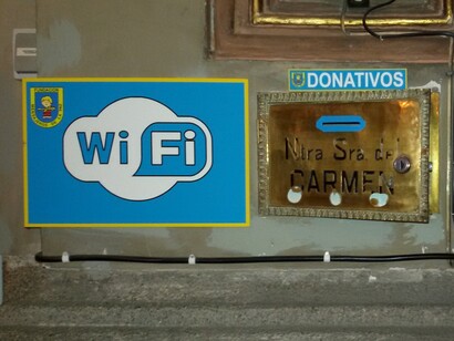 Wifi gratis en la iglesia de San Antón, Madrid