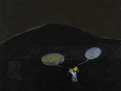CK Rajan, Dancing in night (detail), 2020. Courtesy of Galerie Mirchandani + Steinruecke