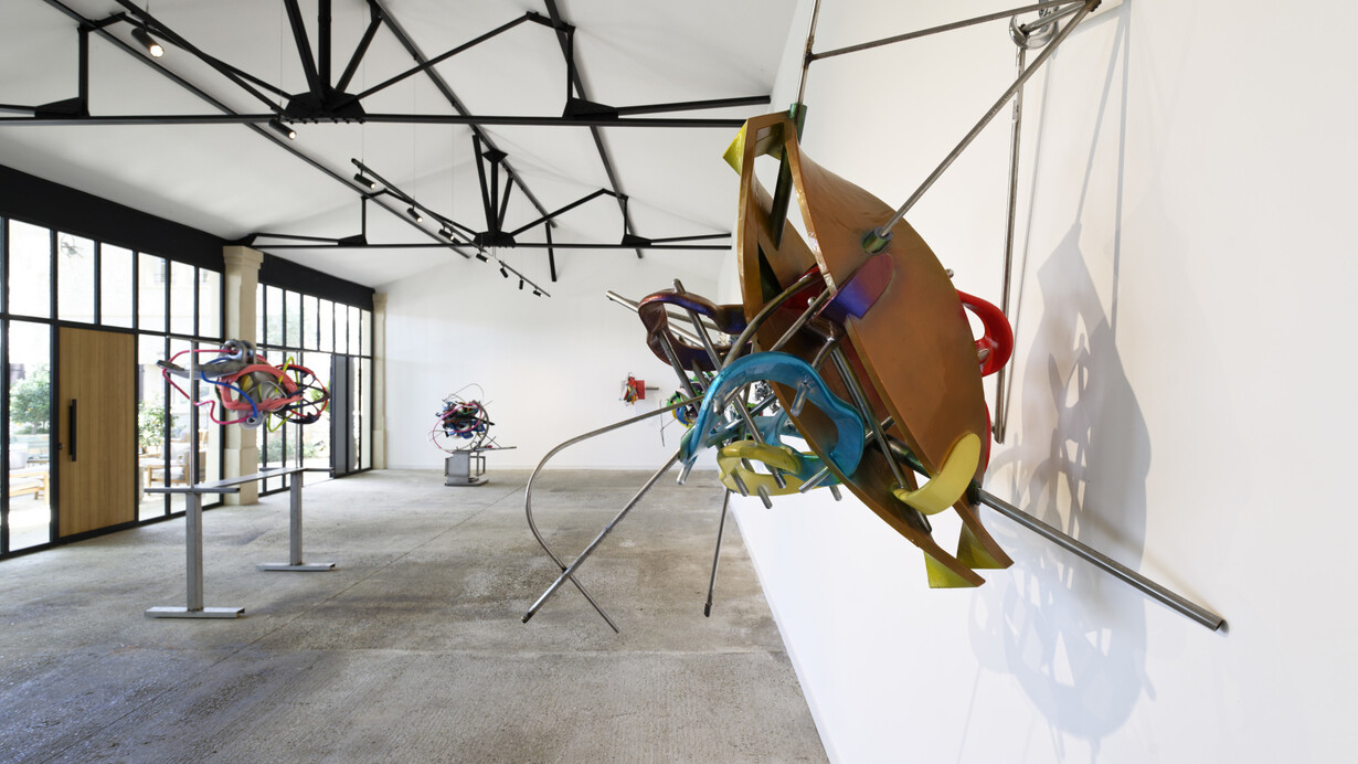 Frank Stella, Recent works, exhibition view. Courtesy of Ceysson and Bénétière Gallery