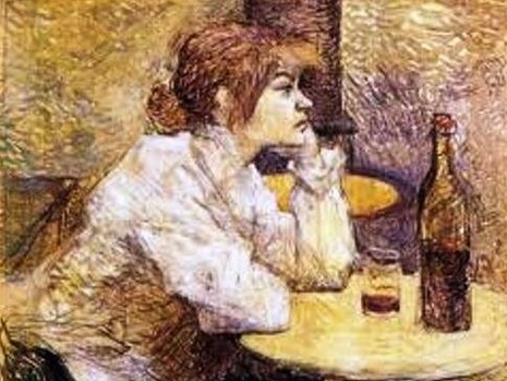 'La bebedora. Suzanne Valadon' (1887-1889), Henri de Toulouse-Lautrec