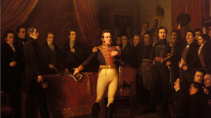 Abdicacion de O'Higgins por Manuel Antonio Caro  (Ancud, 3 de junio de 1835 - Valparaíso, 14 de julio de 1903)