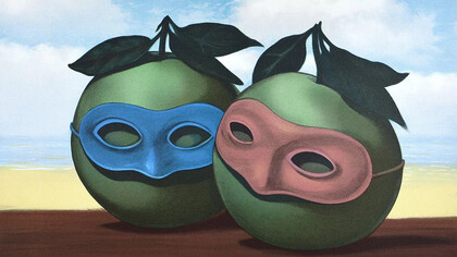 Rene Magritte, El vals de la vacilación (1950)