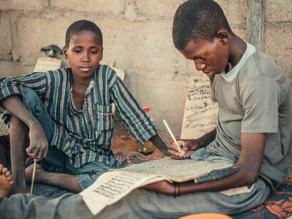Nigerian youths immersed in study, a reminder of what violence has long attempted to stop