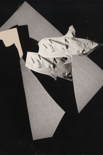 Jay DeFeo, Untitled, 1975, Photocollage with photocopy, 9 15/16 by 7 15/16 in. 25.2 by 20.2 cm  