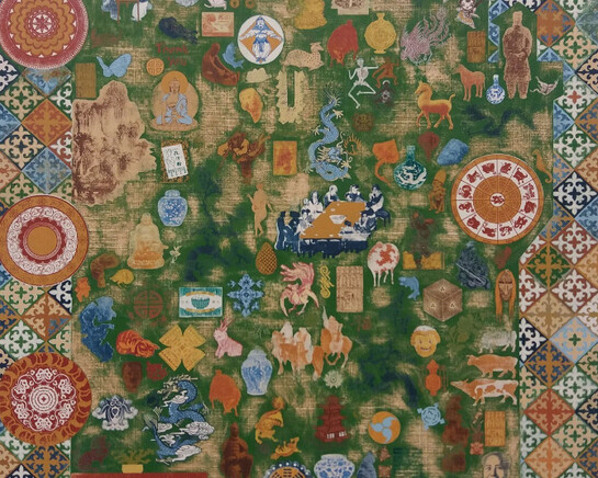 Kour Pour and Su Dong Ping. Courtesy of Pearl Lam Galleries