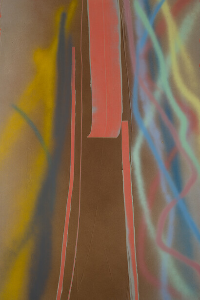 Dan Christensen, Cairo, 1985. Courtesy of LewAllen Galleries
