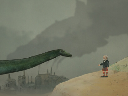 Ruth Ewan, The Beast at Collective in Edinburgh, (film still), 2022. Courtesy of the artist