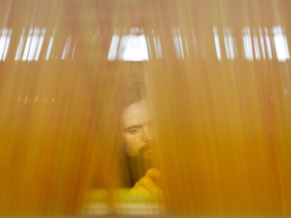 Jonas Bendiksen, A Weaver, Bradford, GB, 2013, Open for Business © Jonas Bendiksen, Magnum Photos