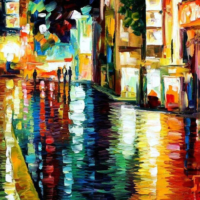 Leonid Afremov, Downtown reflection