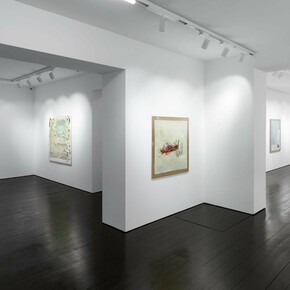 Anna Tuori, Paradise news, exhibition view. Courtesy of Contemporary Fine Arts 