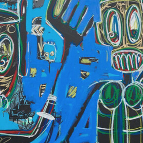 Aboudia. Courtesy of Jack Bell Gallery
