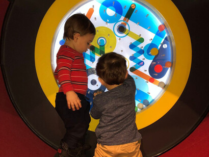 Zooom. Zone d’innovation pour enfants, vue d’exposition. Avec l’aimable autorisation d’Ingenium. Musée des sciences et de la technologie du Canada