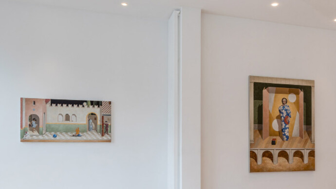 Christian Hidaka, Exhibition view. Courtesy of Michel Rein 