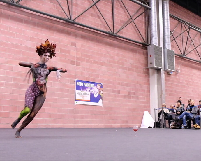Body painting contest. Courtesy of Modena Fiere