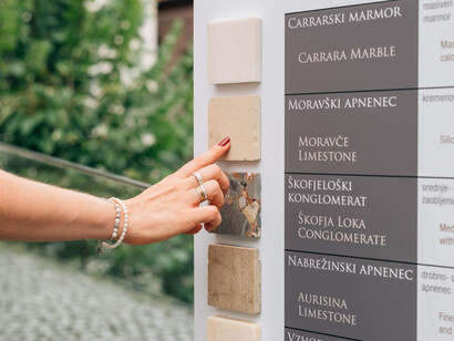 Of time and stone. In Roman Emona and Baroque Ljubljana/Laibach, exhibition view. Courtesy of City Museum of Ljubljana