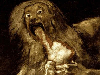 «Saturno devorando a su hijo», Goya