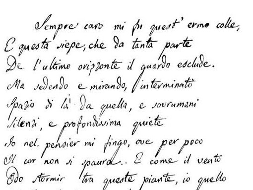 La poesia. Il poeta, come ogni artista, cerca di afferrare il senso fuggevole della vita, e lo può fare soltanto attraverso le parole. L'infinito, Giacomo Leopardi