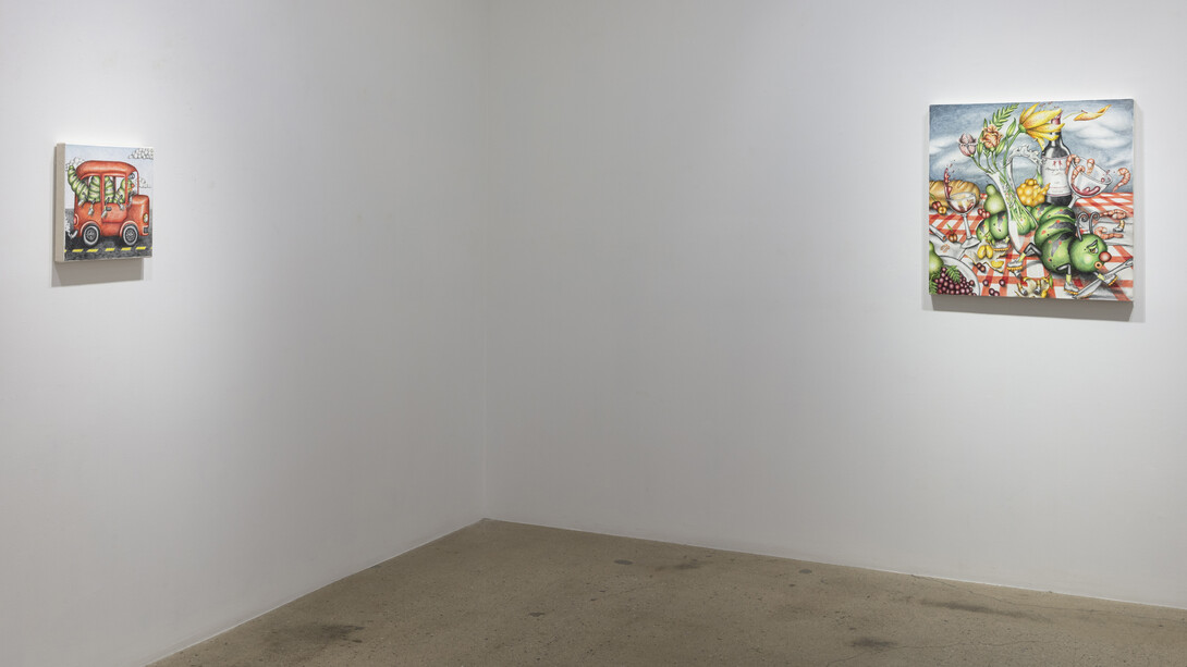 Samantha Rosenwald, Schadenfreude. Installation view. Courtesy of Steve Turner