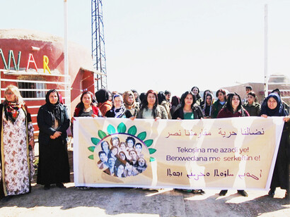 Jinwar Women's Village, Kurdistan - asserting resistance to occupation by the nation-state @ Firat News Agency