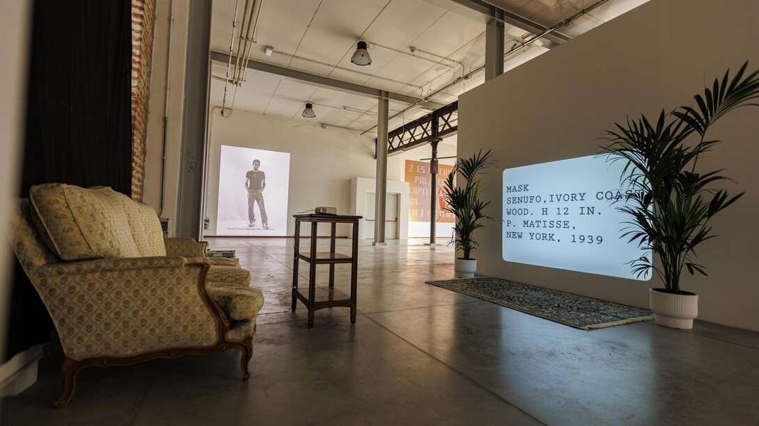 Luis Gómez Armenteros, Comanche (The enemy of everyone), exhibition view. Courtesy of Fabbrica del Vapore and The Place 