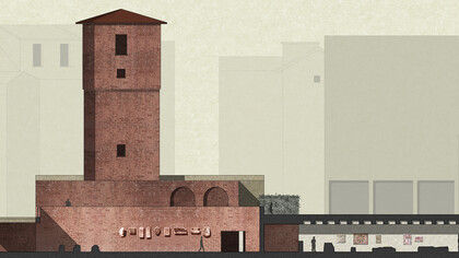 Progetto Via Brisa, Milano, particolare