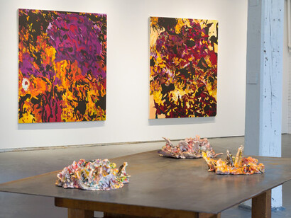 False Indigo, Exhbition view. Courtesy of Proto Gallery
