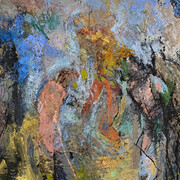 Thaddeus Radell, In the Elysian Fields 66 x 96 inches