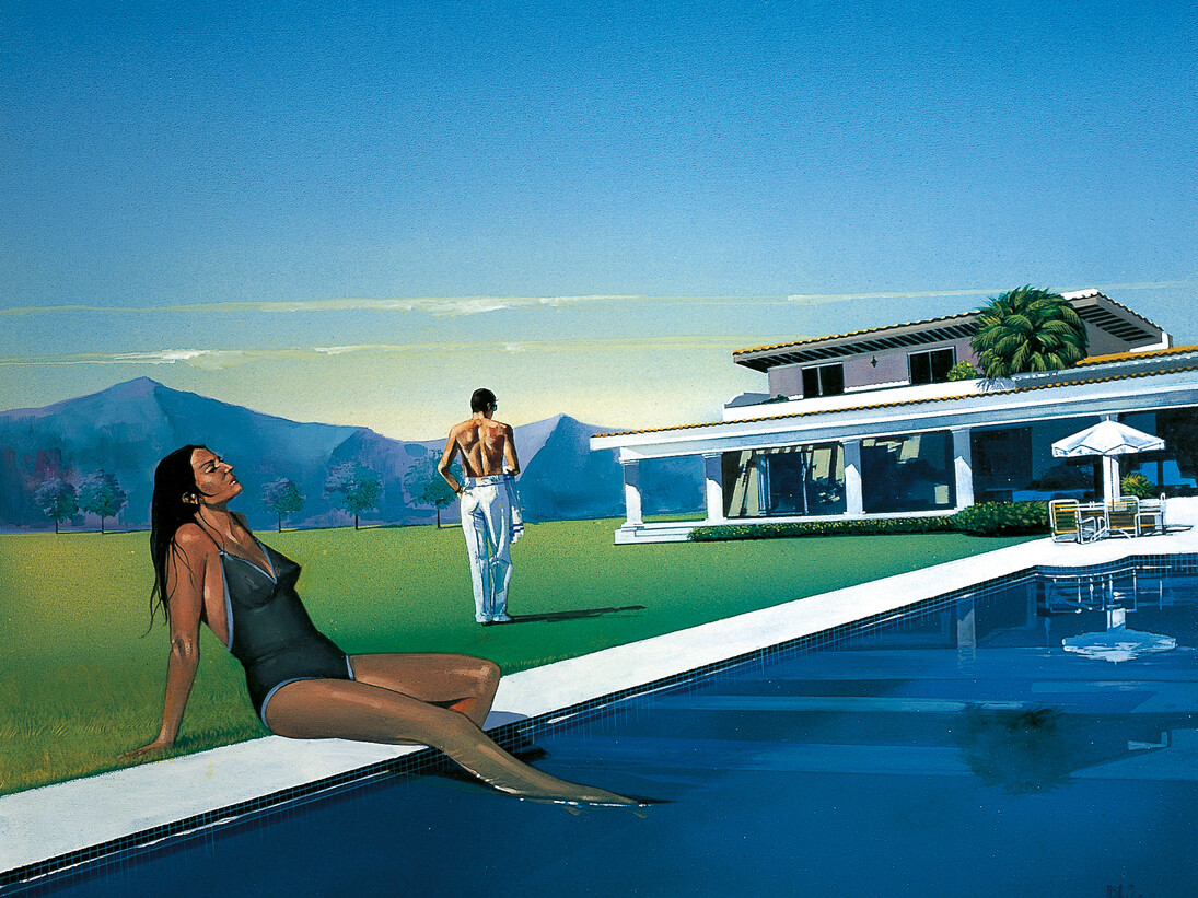 Mike Francis, Sugar Daddy, Acrylic on canvas, 76 x 76 cm