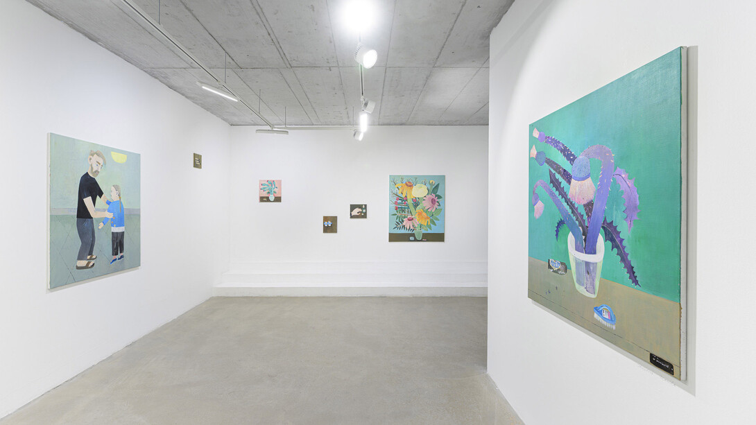 Hana Puchová, Creatures on the table, exhibition view. Courtesy of White&Weiss Gallery