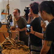 El Magdalena, navegación y rostros de un río mundo, vista de exhibición. Cortesía del Museo del Río Magdalena