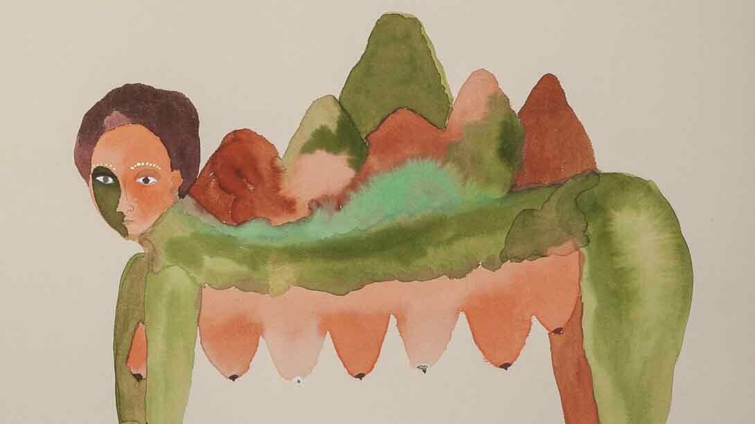 Luz Lizarazo, La madre (detail), 2026. Courtesy of Casas Riegner Gallery