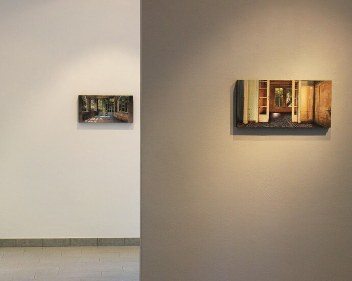 Matteo Massagrande, Exhibition view. Courtesy of Galleria Punto Sull'Arte