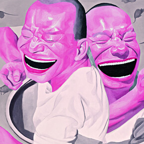 Yue Min Jun, Everywhere (detail), 2002. Courtesy of Opera Gallery