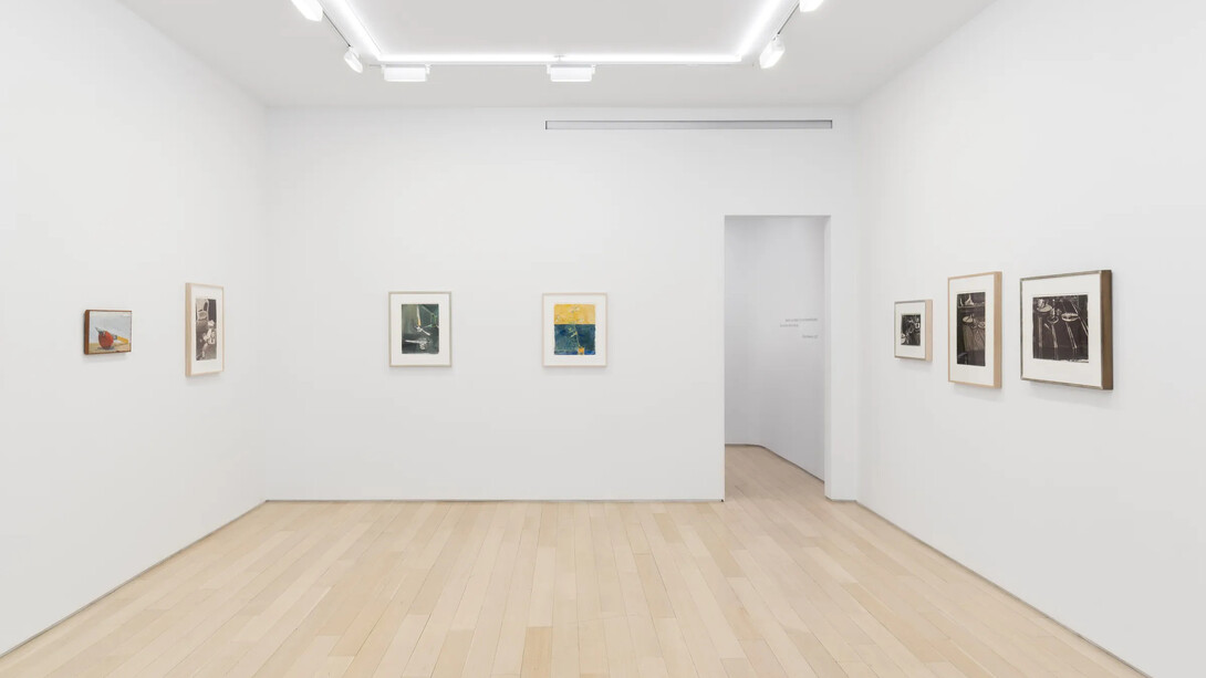Richard Diebenkorn, Still life, exhibition view. Courtesy of Van Doren Waxter