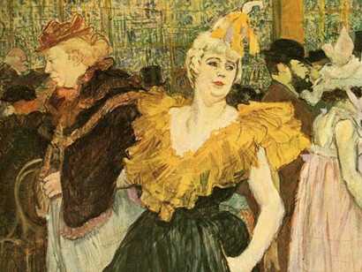 'La payasa Cha-U-Kao en el Molin Rouge' (1895), Henri de Toulouse-Lautrec