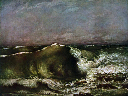 Gustave Courbet, La vague (1870)