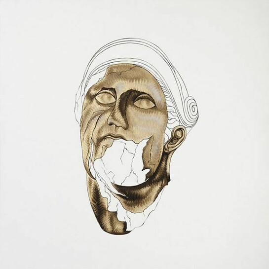 Pietro Librici, Testa, Olio su tela, 70x70cm, 2014