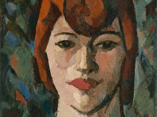 JD Fergusson, Dark Woman, 1916, oil on panel, W:28cm H:35.5cm