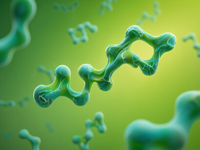 Die meisten, wenn nicht sogar alle dieser Hormone haben Zielstrukturen in den Nervenfasern des Magen-Darm-Trakts (MDT). Bild: Hormon Peptid 1 (GLP-1)
