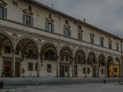 Piazza Della Santissima Annunziata in Florence,  Italy