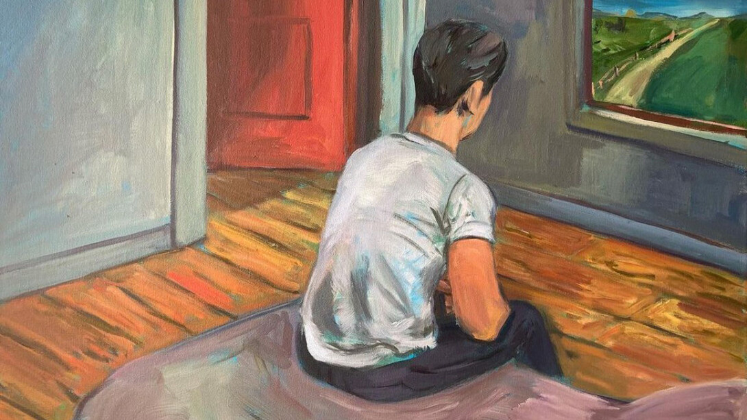 Marcus Dunn, Not dark yet, 2023. Courtesy of Tracey Morgan Gallery