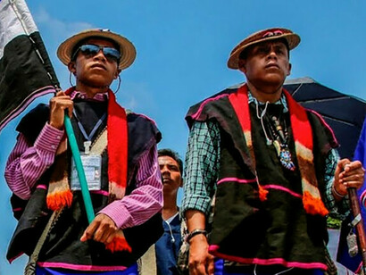 La Minga, encuentro de indígenas que caminan hacia Bogotá