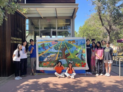 Collaboration mural project, Vessel: an exhibition on sustainability, community, and our shared future, 2026. Courtesy of the artist