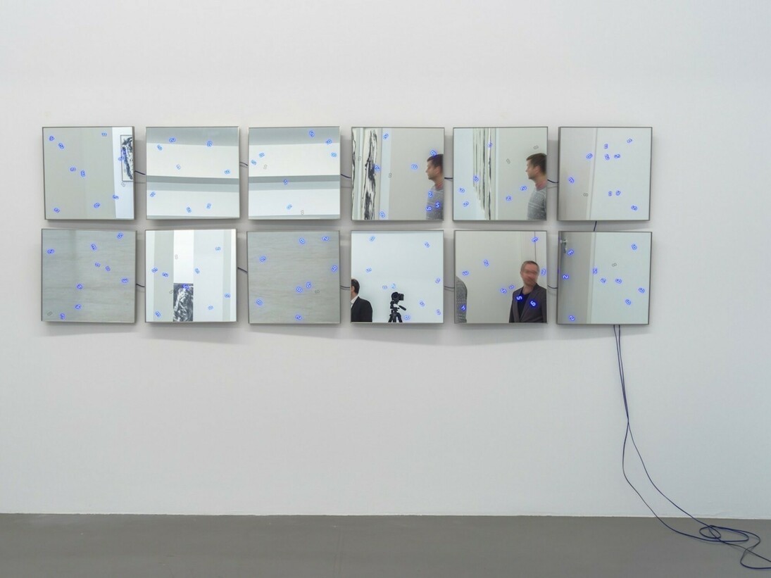 Tatsuo Miyajima, Exhibition view. Courtesy of Buchmann Galerie