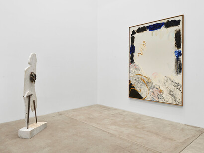 Oliver Lee Jackson, exhibition view. Courtesy of Andrew Kreps Gallery