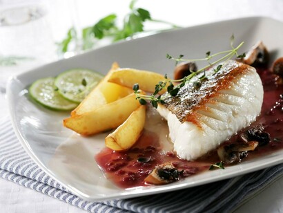 Receta elaborada con skrei